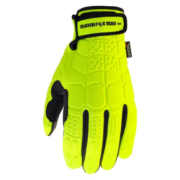 Work Gloves , Turbinator #3066 Hi-Vis PR M, Cestus, Mfr#: 3066 M